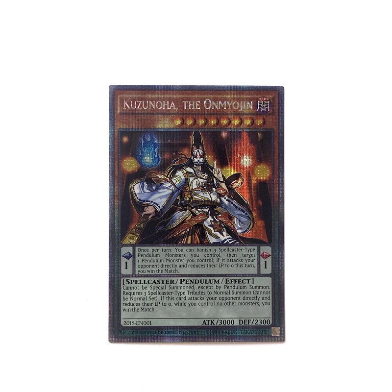 Yu-Gi-Oh! Collection DIY Proxy Cards Kuzunoha the Onmyojin Sakyo Swordmaster of the Far East Non-Original Anime Cards English