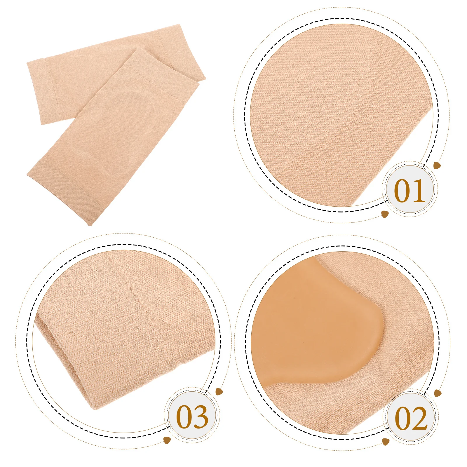 

1Pair Ankle Support Sleeves Sebs Nylon Elastic Foot Sleeve Non-Slip Ankle Brace for Sports Running Stability Protective Brace