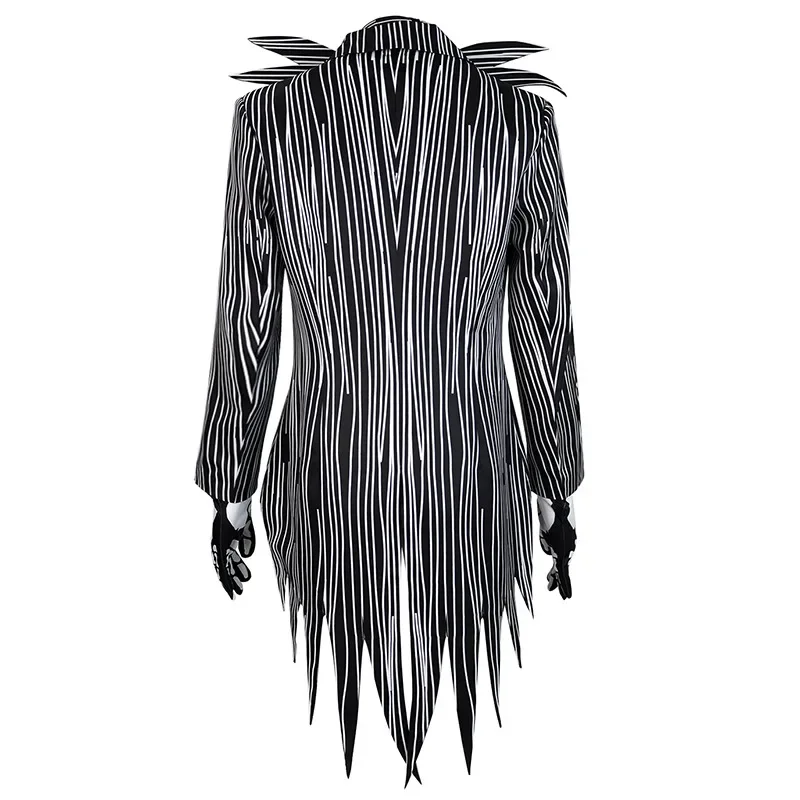 Halloween Jack Costume Cosplay Cappotto da uomo adulto Abiti Costume da festa di carnevale MS18701