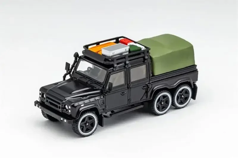 GCD 1:64 Land Rover Defender 6x6 Pick up Diecast Model Car