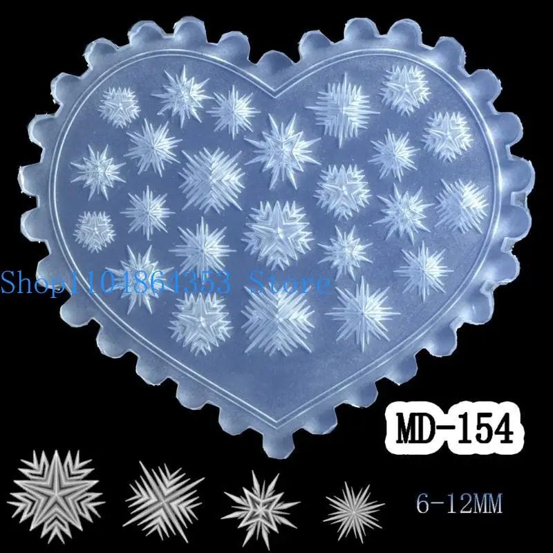 652F Flexible Silikon-Nagelkunstform für kreative Designs. Robustes und weiches tragbares Zubehör für den professionellen oder – Detail 5
