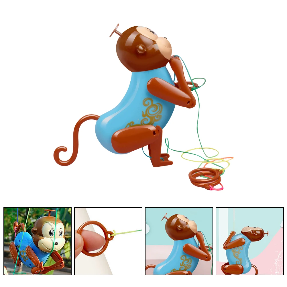 

Climbing Rope Monkey Toys Pulling Push along Children Plaything Cartoon Filling Baby