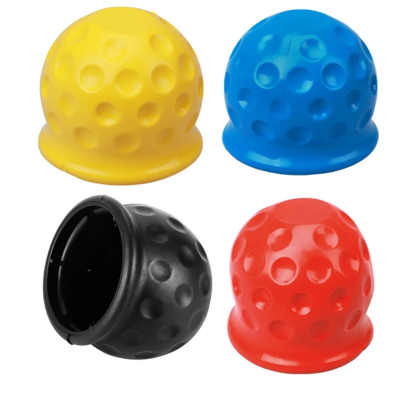 New Car Trailer Ball Head Protective Cover Yacht Trailer Ball Head Rubber Cover Colored Trailer Connection Protective Ball Head