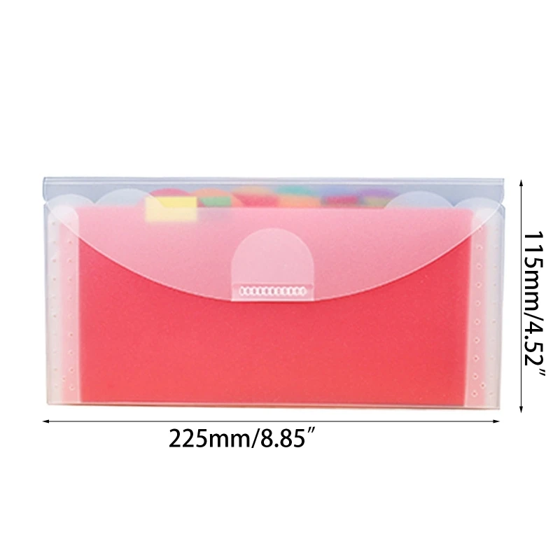 Portable Expanding File Folder Receipt Classification for Case Office Products Storage Organ Bag for Filing Bi