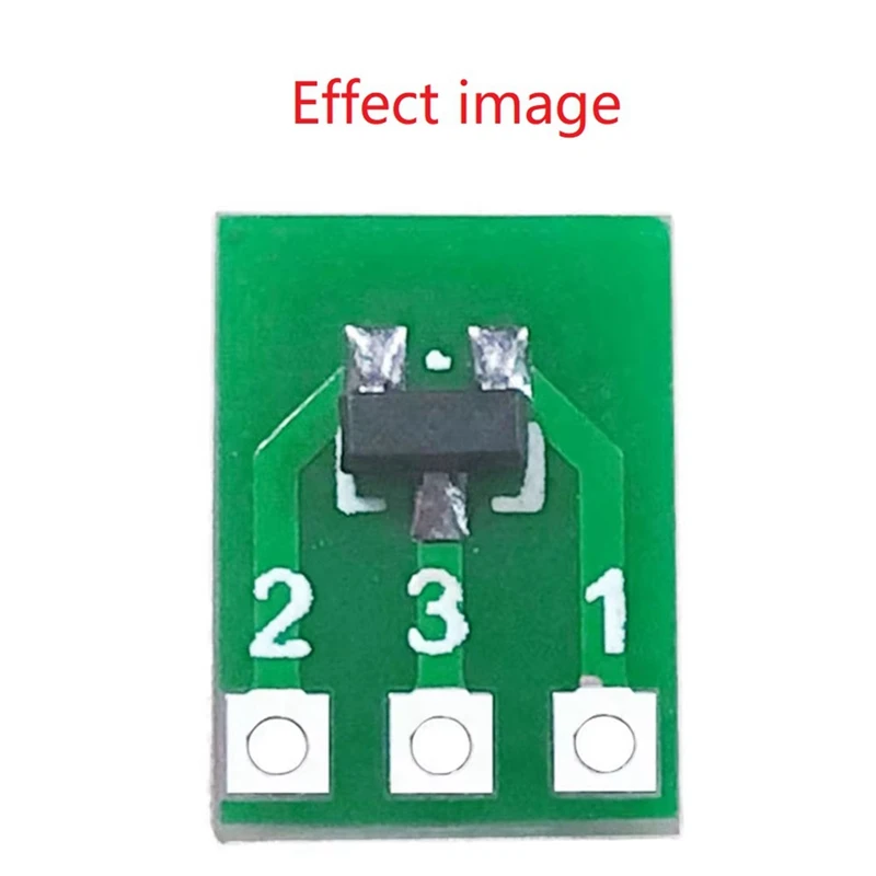 Daily SOT23 SOT23-3 Turn SIP3 Двусторонний SMD Turn To DIP SIP3 Адаптер-конвертер SOT SIP IC Socket PCB Board Diy Kit