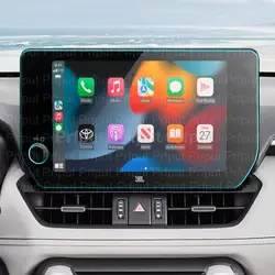 Tempered glass screen protector film For Toyota RAV4 2023 10.5 inch Car infotainment radio GPS Navigation Interior