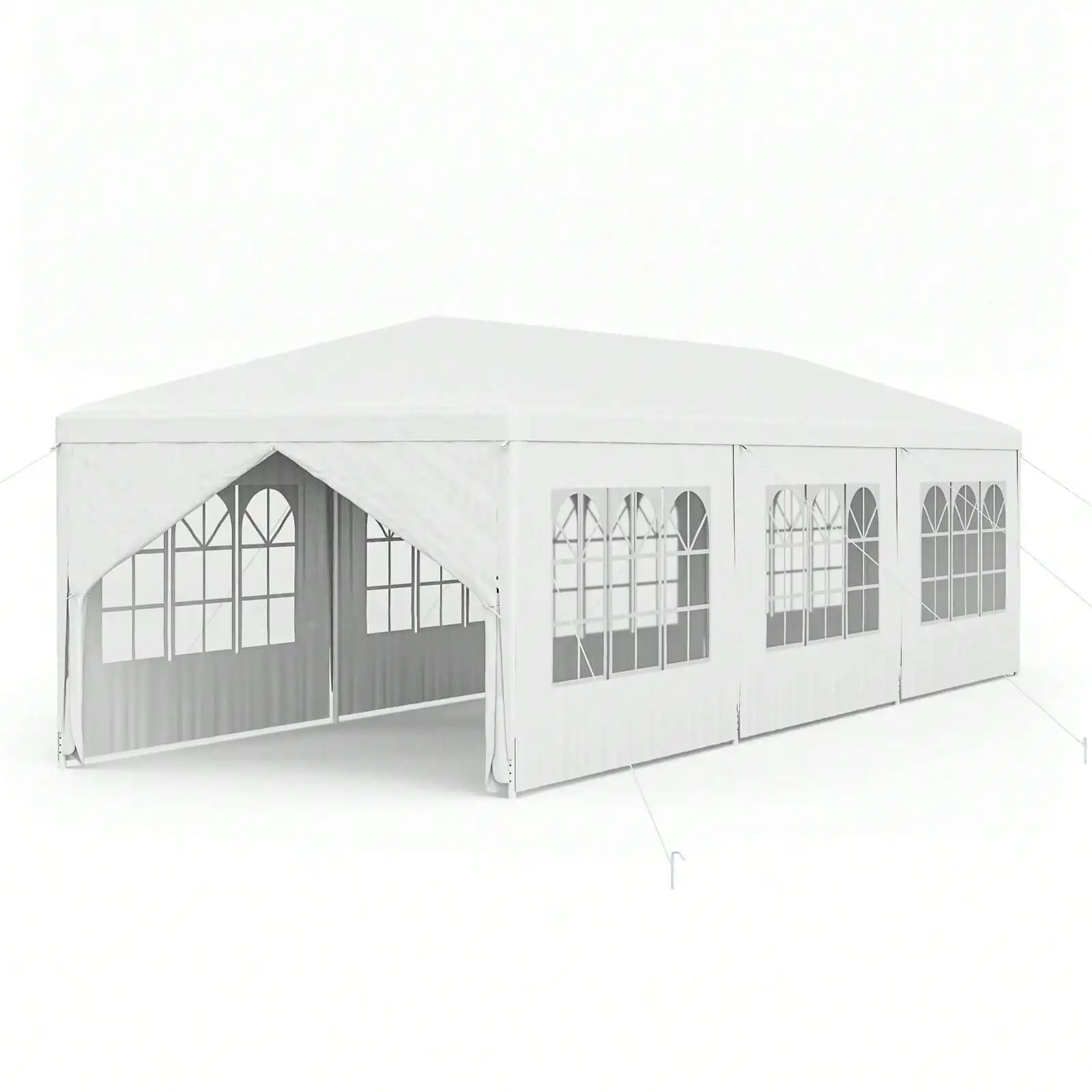 

10'x30' Party Wedding Tent for Outdoor Use Heavy duty Gazebo Pavilion 8 Sidewall