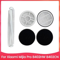 5PCS Brush Filter And Sponge Kit For Xiaomi Mijia Pro B402HW B402CN Mite Removal Vacuum Cleaner Accessories