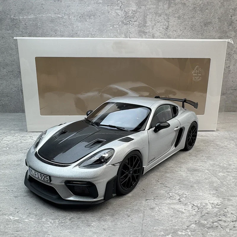 NOREV 1:18 لـ GT4 718 سيارة رياضية قابلة للتحويل مصنوعة من خليط معدني مفتوح بالكامل مجموعة نماذج السيارة لعبة هدية