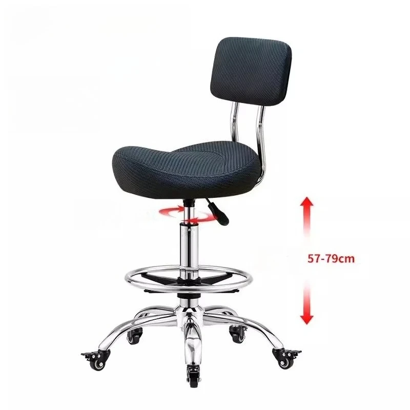 كرسي تصفيف الشعر الاحترافي لصالون التجميل، مصفف هيدروليكي دوار، أثاث صالون الحلاقة، مقعد دوار سيلا قابل للتعديل