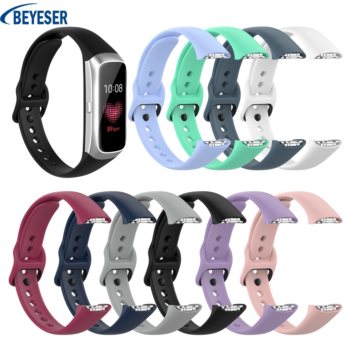 

Silicone Strap For Samsung Galaxy Fit SM-R370 Replacement Band Watchband Wristband Smart Watch Accessory