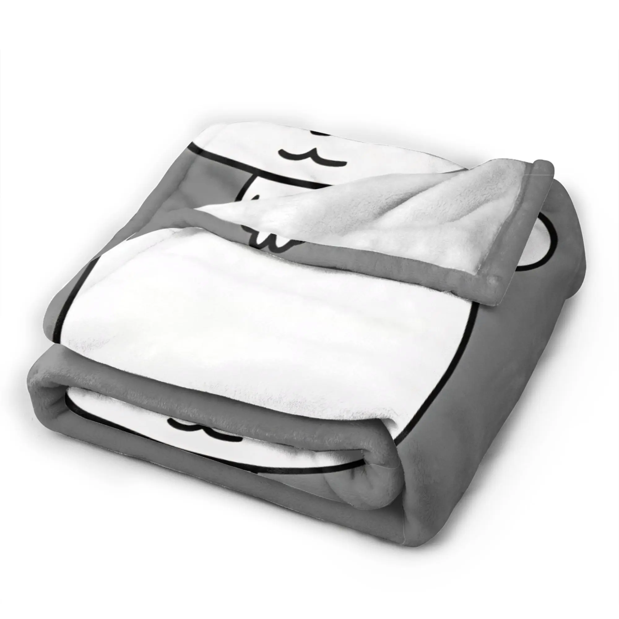 Cute GANADIs Plush Blanket Child  Flannel Throw Blanket For Couch Chair Warm Soft Design Quality Bedspread Gift