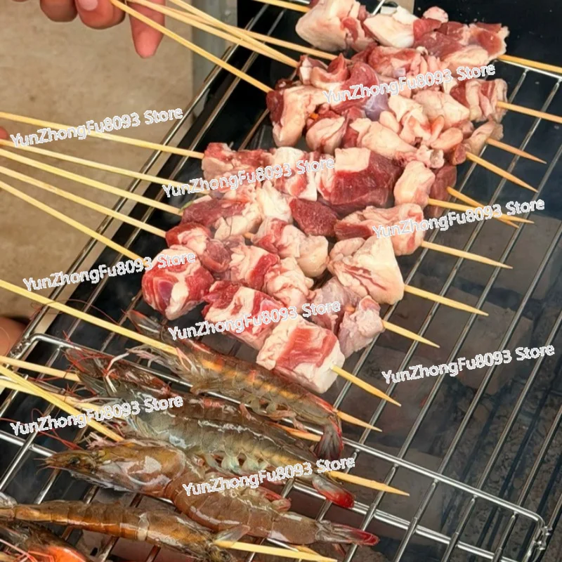 DurableBarbecue Oven Household Barbecue Grill Outdoor Smokeless Charcoal Courtyard BBQ Portable Barbecue Oven Supplies Tools