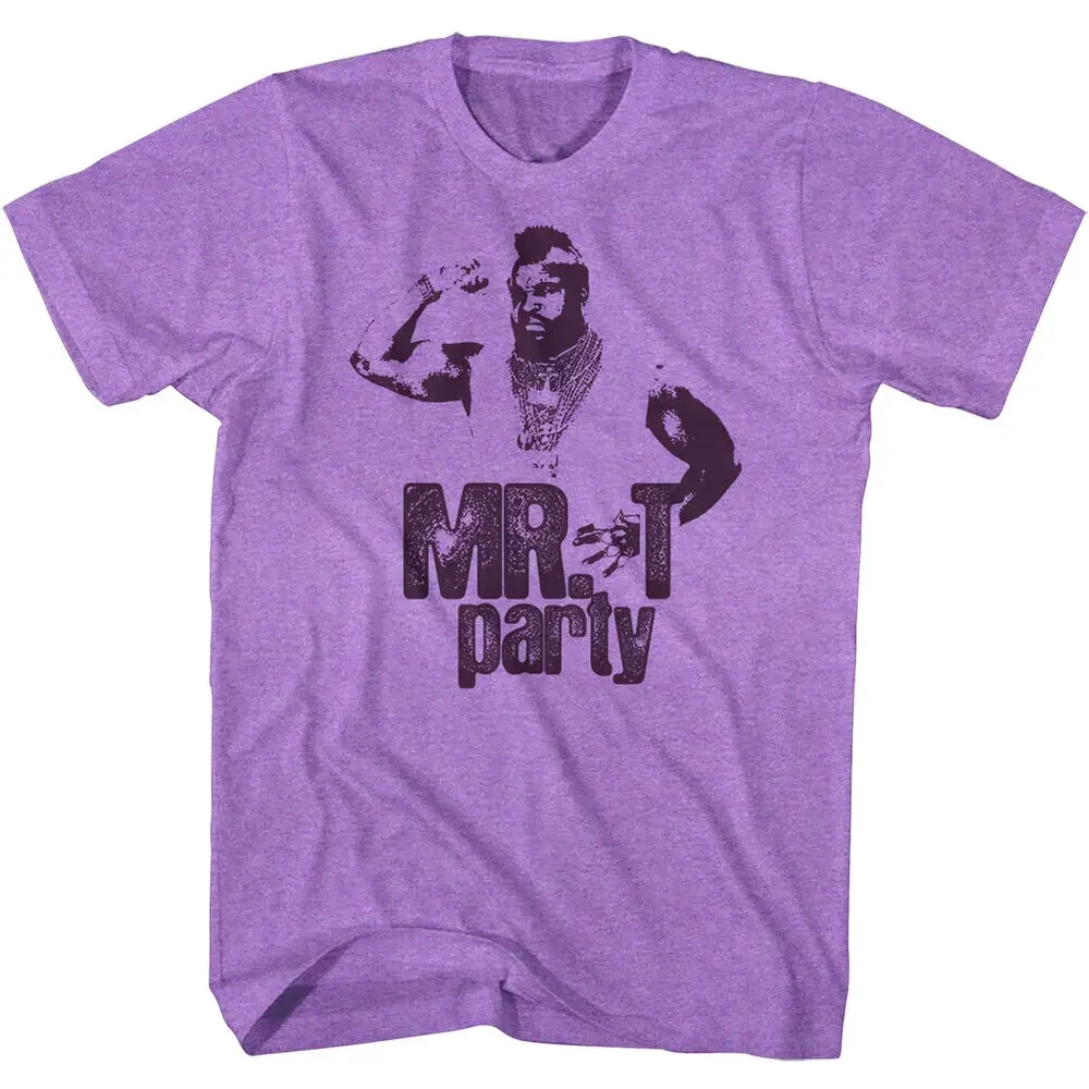 Mr T Party Men's  Shirt he A eam B.A. BaracusAnime Y2K Summer short sleeve