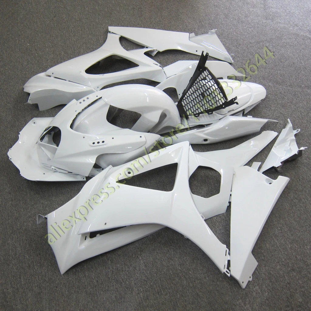 Motorcycle Kuip Set GSXR 1000 2007 2008 Blauw Wit Stroomlijnkappen Panel Kit Carrosserie Fit voor GSXR 1000 07 08