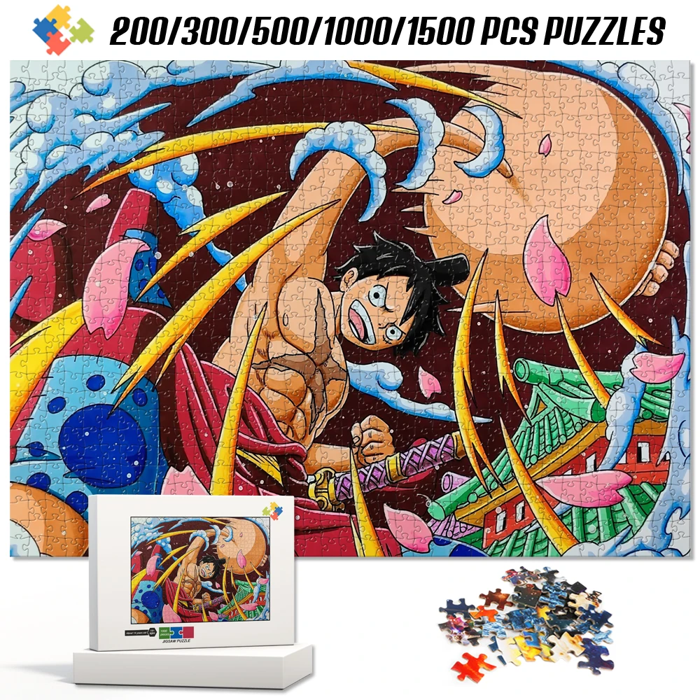 

Деревянные пазлы-головоломки «Аниме One Piece», игра Судоку, развивающие обучающие игрушки, антистресс, подарки на день рождения для детей и взрослых