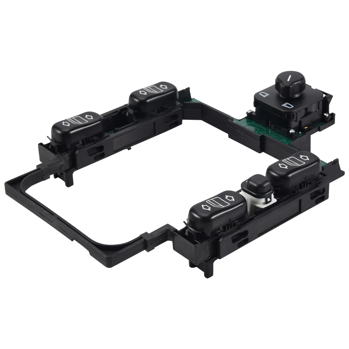 نافذة كهربائية رئيسية ومفتاح تبديل ، مناسب لمرسيدس بنز W210 ، W202 ، E320 ، E300 ، مرآة