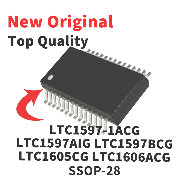 1 PCS LTC1597-1ACG LTC1597AIG LTC1597BCG LTC1605CG LTC1606ACG LTC1606CG LTC1609CG SSOP-28 New Original Chip IC