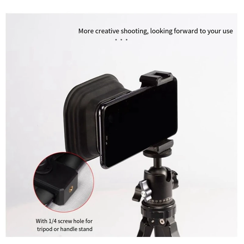 Lens To Eliminate Reflective Mobile Phone Hood Portable Cover Window Accessories