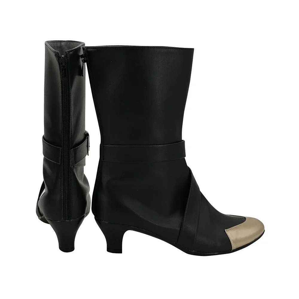 Arknights Swire Stivali Cosplay Scarpe nere Tacco alto Realizzato su misura