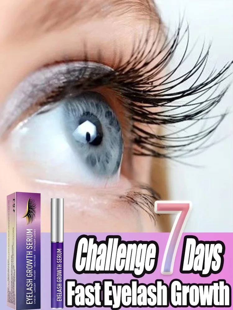 

Fast Eyelash Growth Serum 7 Days Natural Eyelash Enhancer Longer Fuller Thicker Lashes Treatment Products Eye Care Makeup