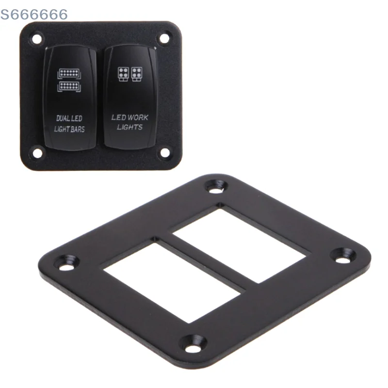 

2 3 4 5 Hole Aluminum Rocker Switch Panel Housing Bracket, Suitable For Automotive Switch Parts