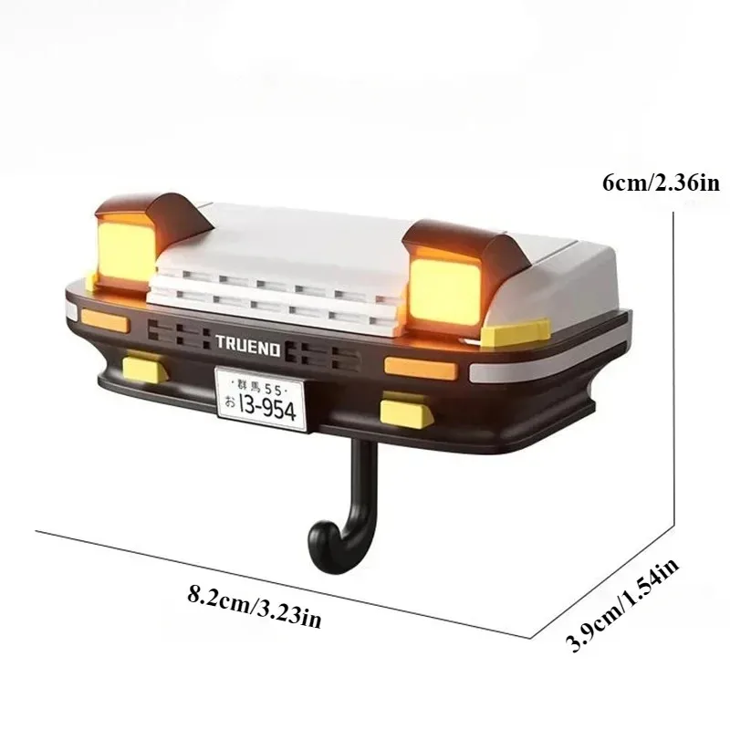 AE86 Auto-Scheinwerfer Schlüsselanhänger Dekoration Wandmontierte Schlüsselaufbewahrung | Cooler Schlüsselanhänger im Automobil-Design für Auto-Enthusiasten – Detail 3