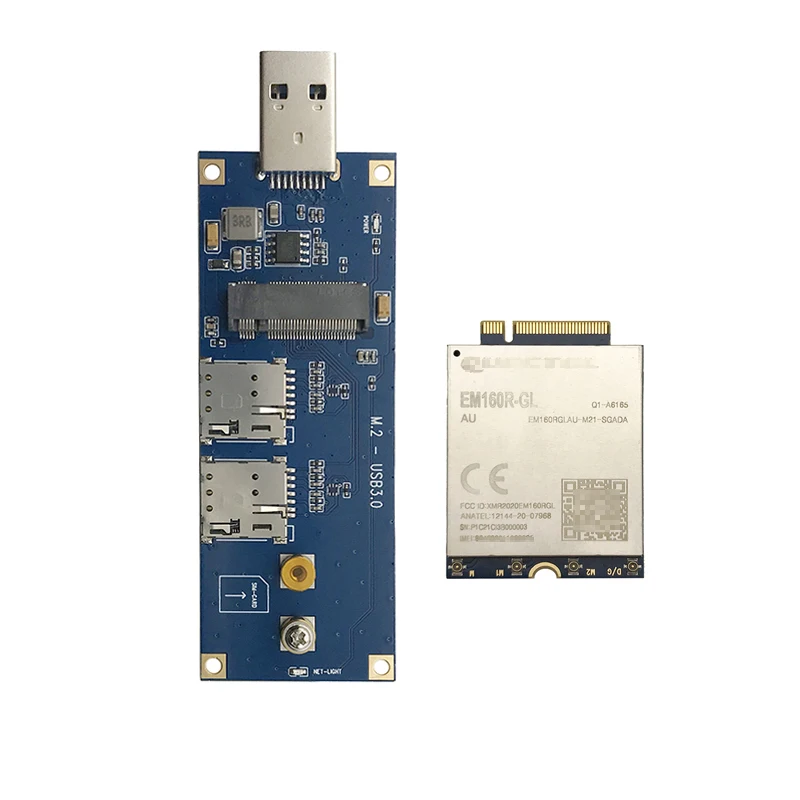 NOT Engineering samples Quectel EM160R-GL EM160RGLAU-M21-SGADA LTE-A Cat16 module With 4G antenna M.2 Global Band Support MIMO