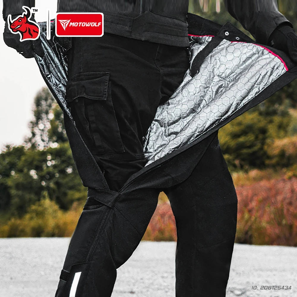 

Зимние мотоциклетные брюки, теплые ветрозащитные уличные мотоциклетные брюки, водонепроницаемые 600D Оксфордские мотобайкерские брюки для мотокросса, M-4XL