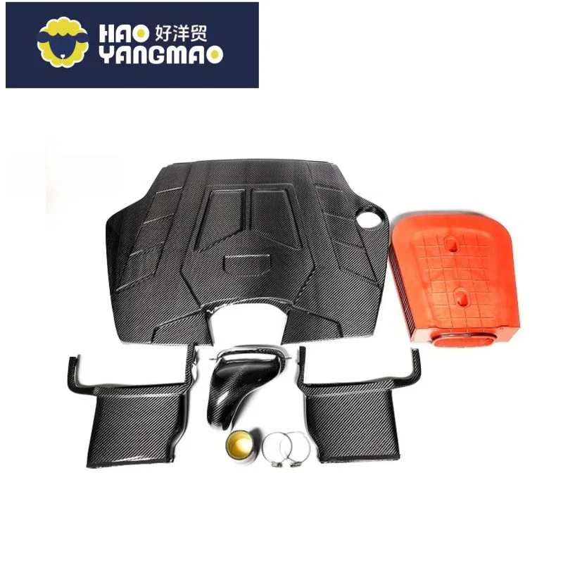 Applicable to ForPorsche Efficient True Dry Carbon Fiber Cold System for Intake Pipes of Cayenne 3.0T GTR Engines
