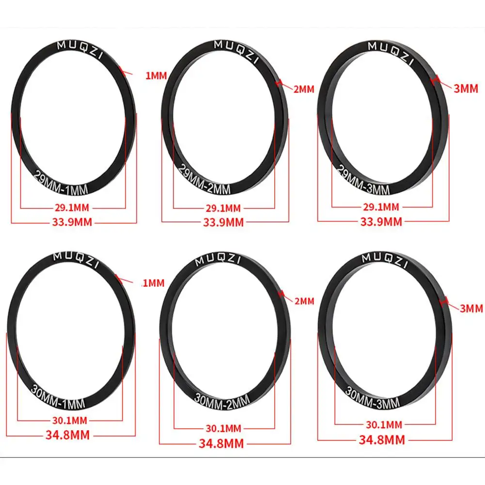 Arandela de manivela Bb86 91 92 Pf30 Bb30 24 29 30mm, espaciador de ajuste, accesorios de ciclismo