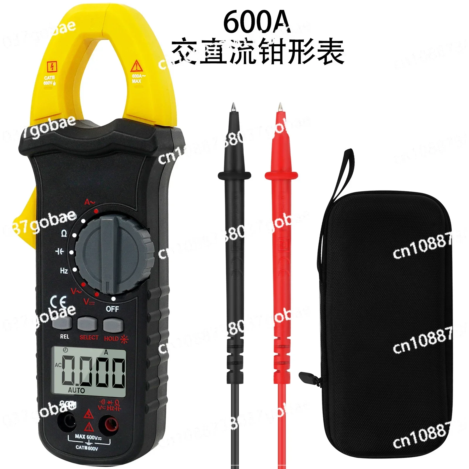 High-precision Multi-function Automatic Range Ammeter Voltmeter Clamp Meter Intelligent Anti-burn Multimeter