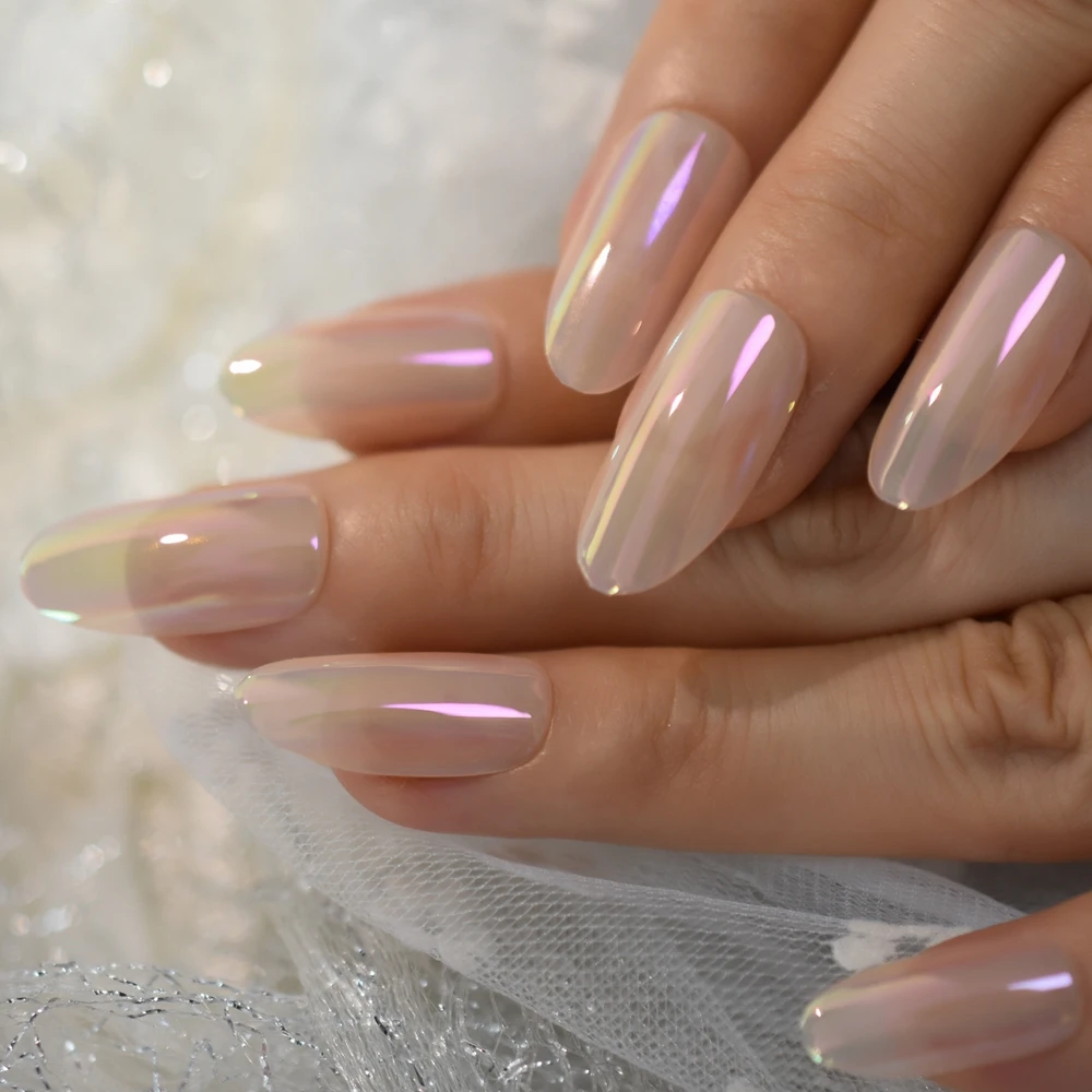 Tornasol Uñas Blanca Efecto Espejo: La Mejor Opción para un Efecto de Diseño de Alta Impacto en tu Manicura