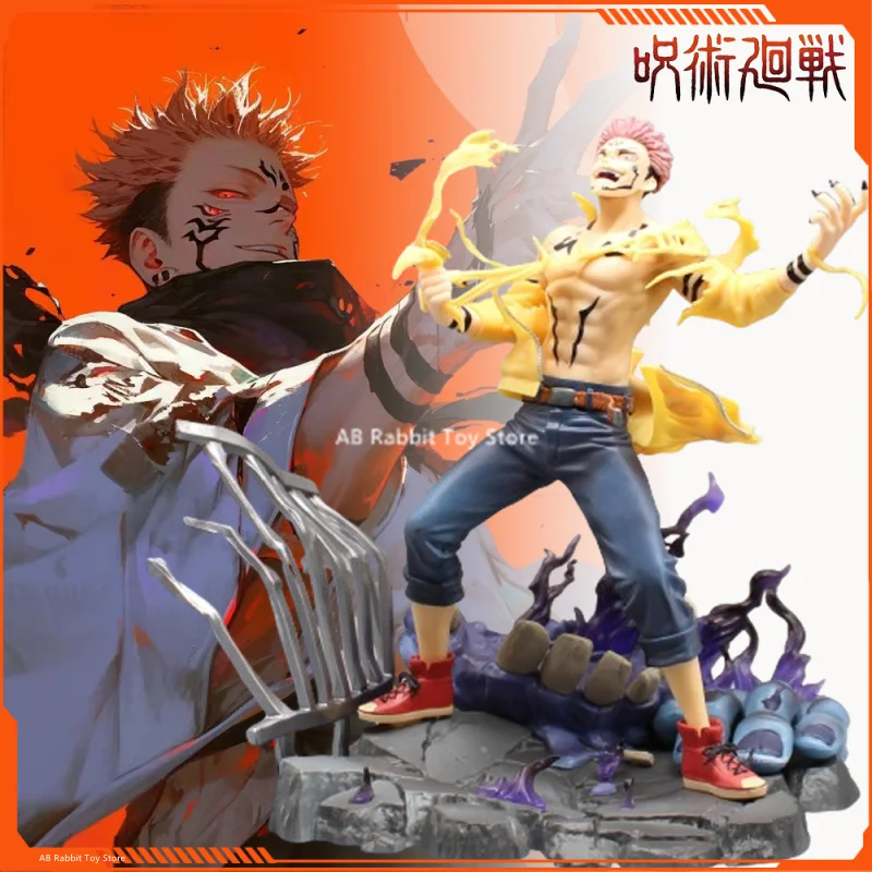 Jujutsu Kaisen Anime Figures Ryomen Sukuna Curse 26cm Action Figurine PVC Statue Collection Model Doll Desk Ornament Toy Gifts