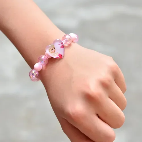 Bracelets princesse Elsa et Anna pour enfants, bijoux fantaisie, figurine de dessin animé, jouets Flash, bracelet mignon, cadeaux d\'anniversaire