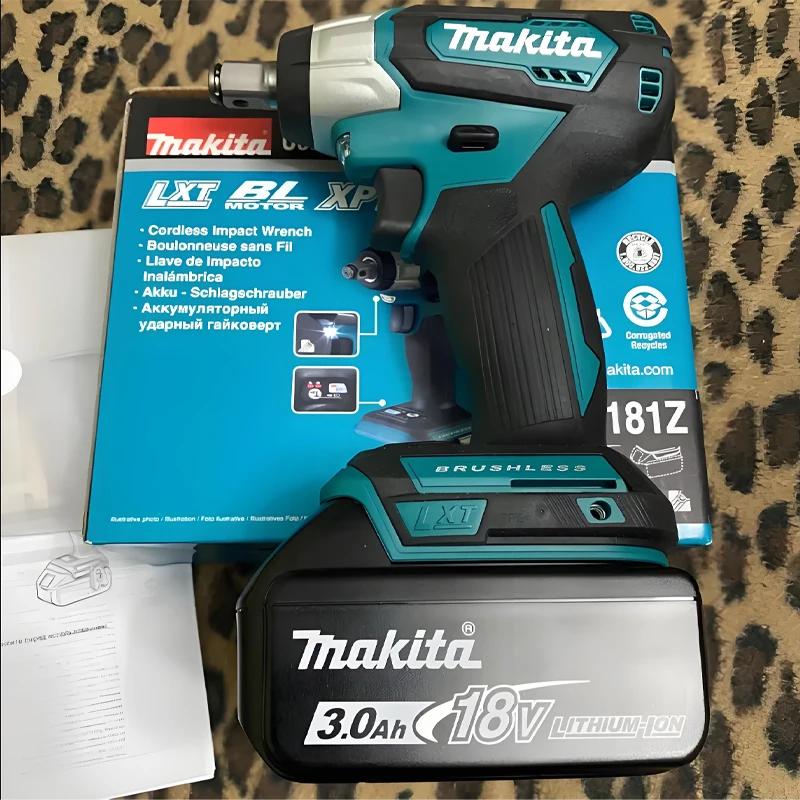 

Makita DTW285 520N.M Brushless Impact Wrench Cordless Electric Wrench High Torque Rechargable Tool For Makita 18V Battery