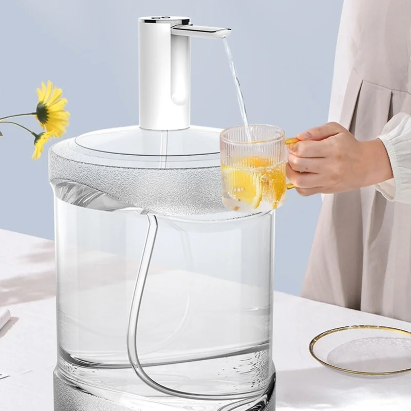 Electric Water Bottle Dispenser Electrosilvering Rechargeable Folding Automatic Drinking Water Pump For Home