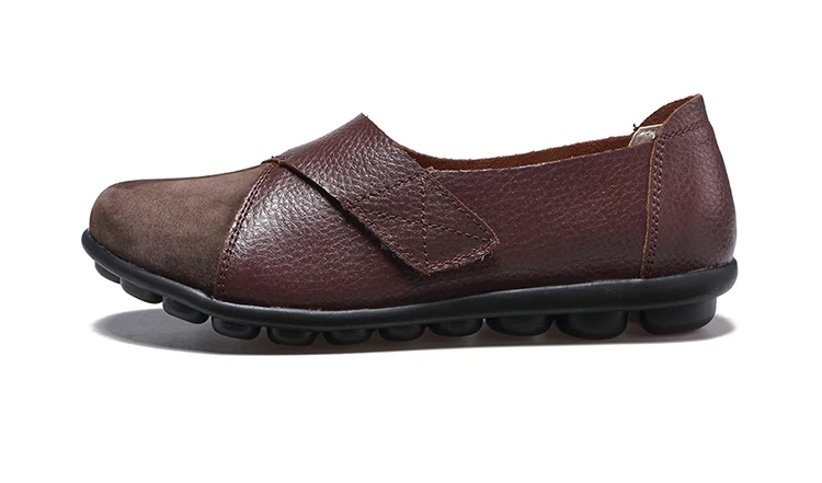 Frau Schuhe Weiche Leder Low Heels Schuhe frauen Elegante Wohnungen 2025, Casual Flache Schuhe Frauen Schuhe Neue Müßiggänger Zapatos mujer – Detail 34