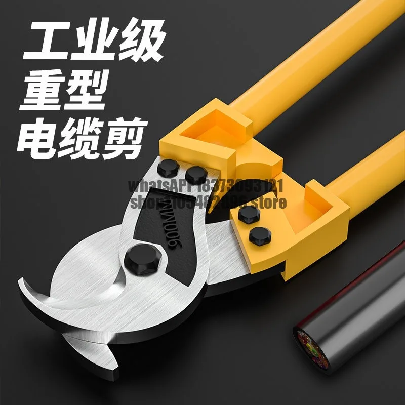 Cable cutting, broken wires, electric crescent, special quick cutting for electricians, manual pliers, wire cutting artifact