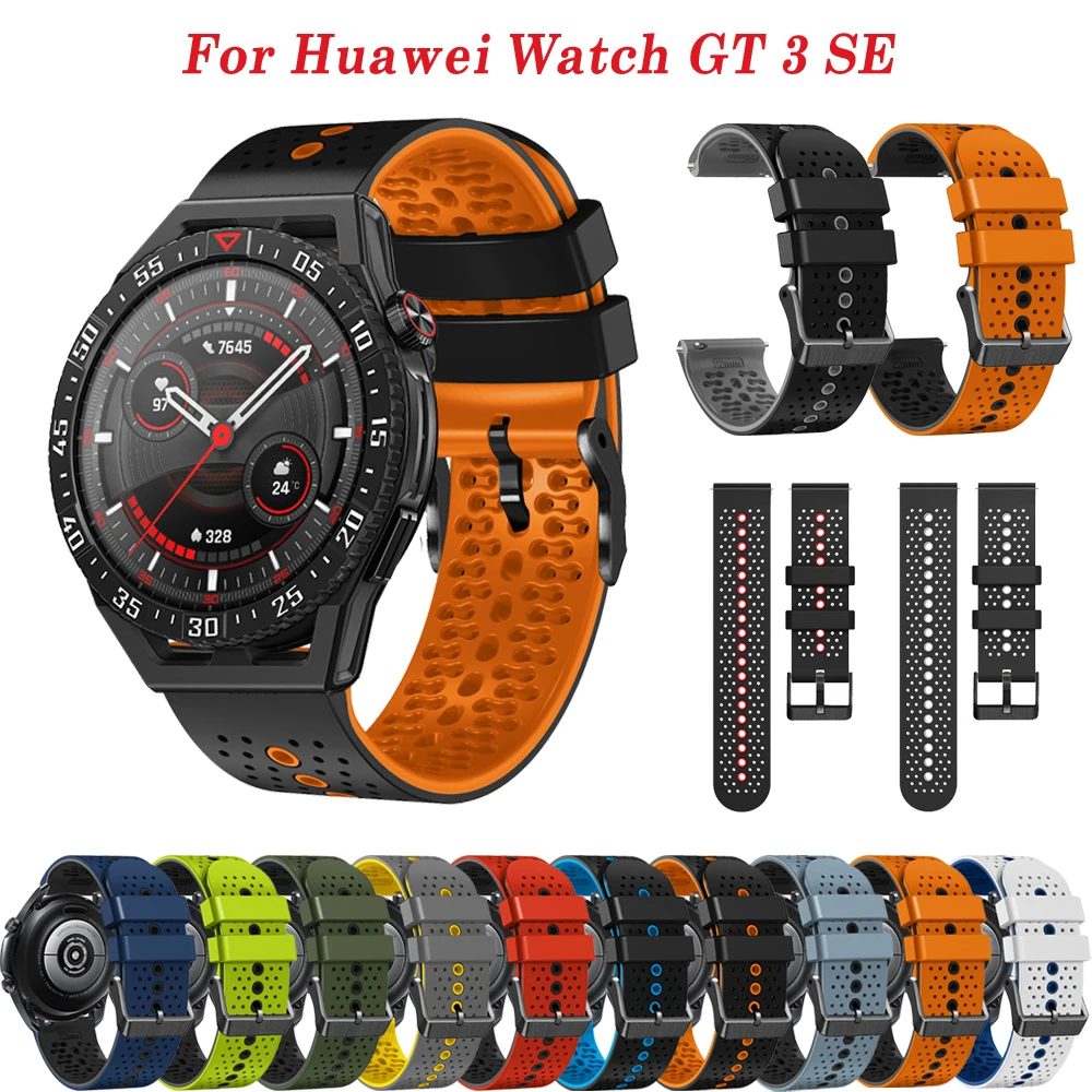 GT3 SE silikonowy pasek do zegarka Huawei GT 2 GT 3 46mm Smartwatch pasek GT2 Pro/GT3 Pro 46mm nadgarstek 22mm bransoletka