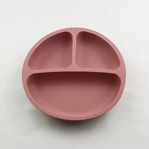 Baby Safe Silicone Dining Plate Suction Cartoon Children Dishes Feeding Toddler Training Tableware Retro Kids Smile Face Bowl - Image 23