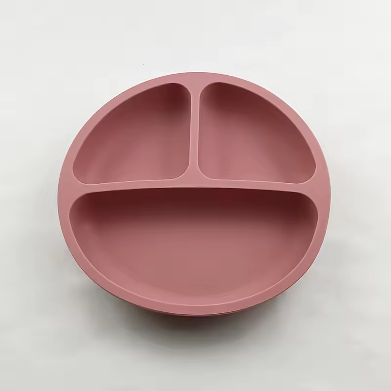 Baby Safe Silicone Dining Plate Suction Cartoon Children Dishes Feeding Toddler Training Tableware Retro Kids Smile Face Bowl - Image 23