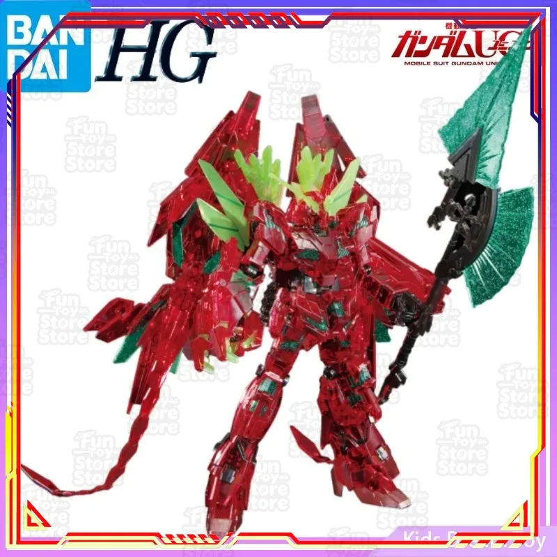 

Bandai HG FUKUOKA LIMITED Unicorn Gundam Perfectibility Destroy Mode Final Battle Ver GSF Clear Color Action Figure
