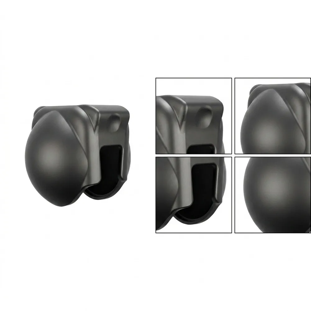 Silicone Lens Cap Black Scratch Resistant Secure Fit Protective Cover For Insta360 X6 Action Camera Storage Replace Accessories