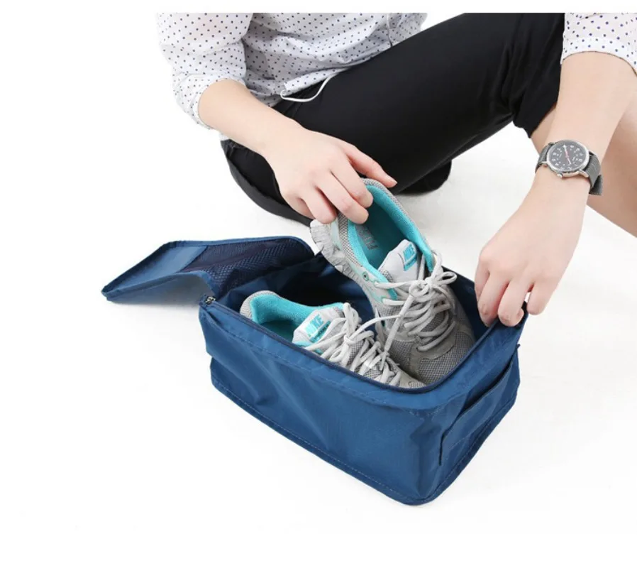 1Pcs Portable Folding Shoes Storage Bag Multifunctional Waterproof Travel Shoes Bag Pouch Organizer