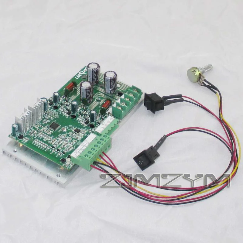 WS55-180 DC20V-50V  CNC Brushless Spindle BLDC Brushless Motor Driver Controller MACH3 Adjustment Speed, Spindle Speed Regulator