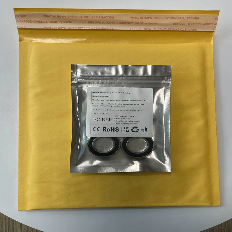 10PCS S6903RS Bearing 17*30*7 Mm ABEC-3 440C Stainless Steel S 6903RS Ball Bearings 6903 Stainless Steel Ball Bearing