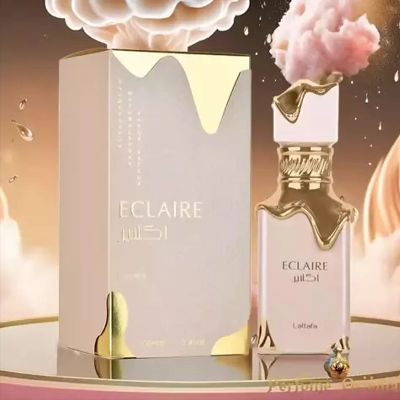 LATTAFA Eclaire Eau De Parfum Spray للنساء، 3.4 أونصة/100 مل هدايا عيد الحب تعطيها هدية مثالية