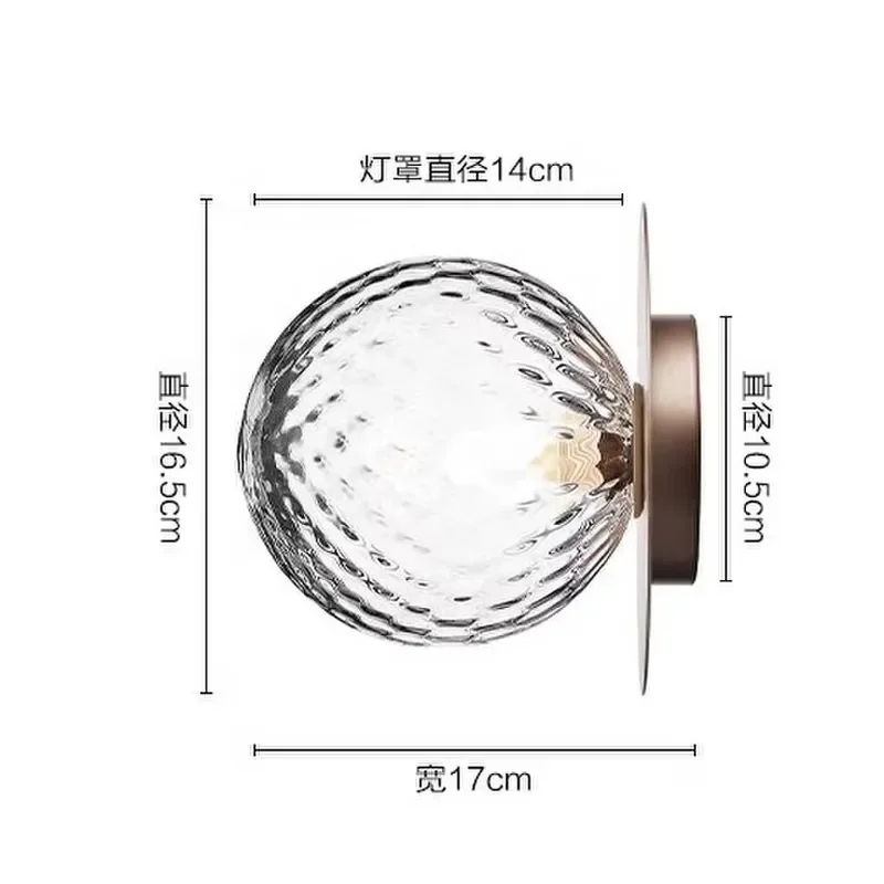 Wholesale Modern Lighting with Unique Glass Spherical Shades, Garden Walls, Architectural Decorations, Light Emitting Diode