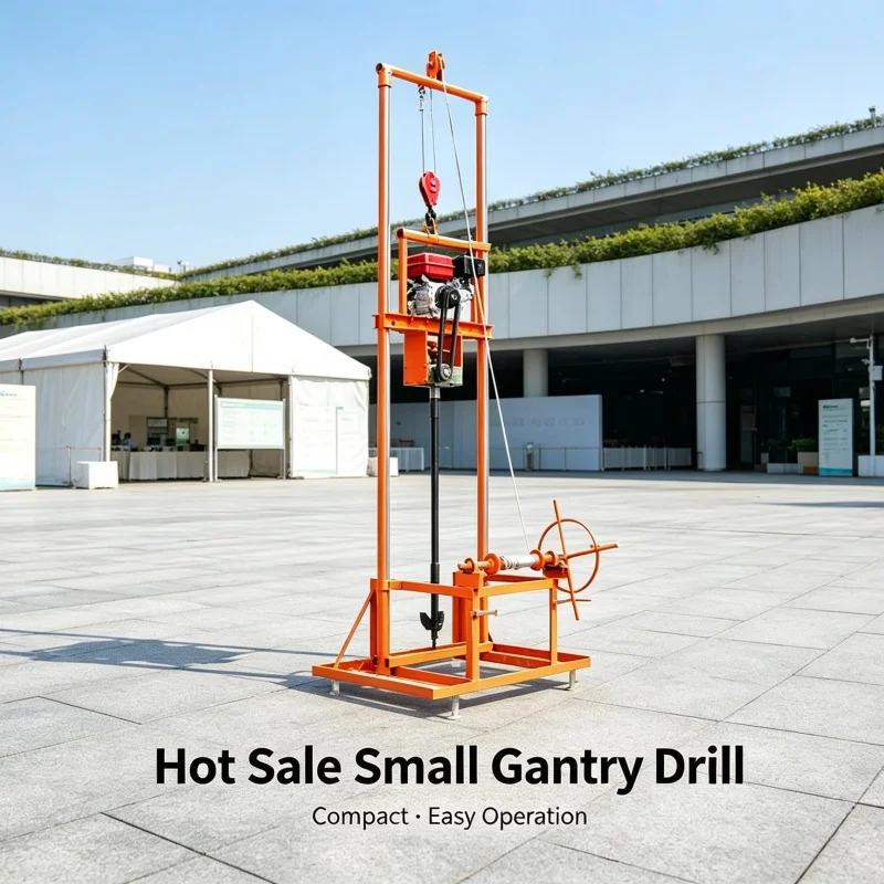 Customized Easy-to-operate Gantry Water Well Drilling Rig, Detachable Well Drilling Machine, Household Water Intake Equipment